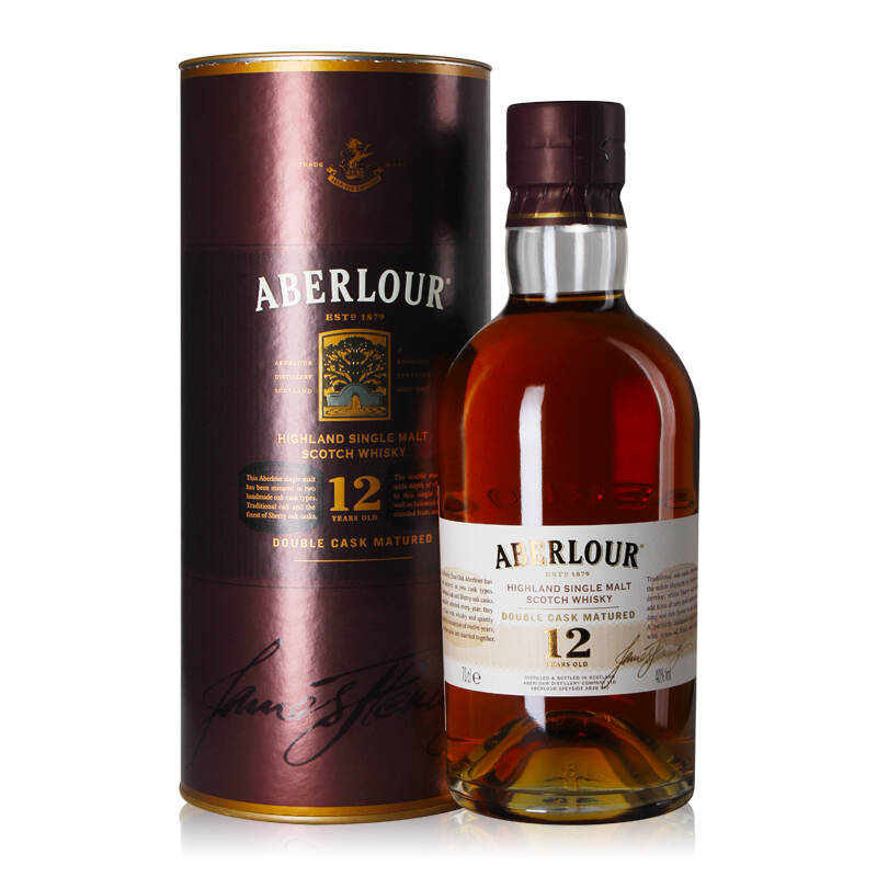 洋酒aberlour 12yo雅伯莱12年单一麦芽苏格兰威士忌酒