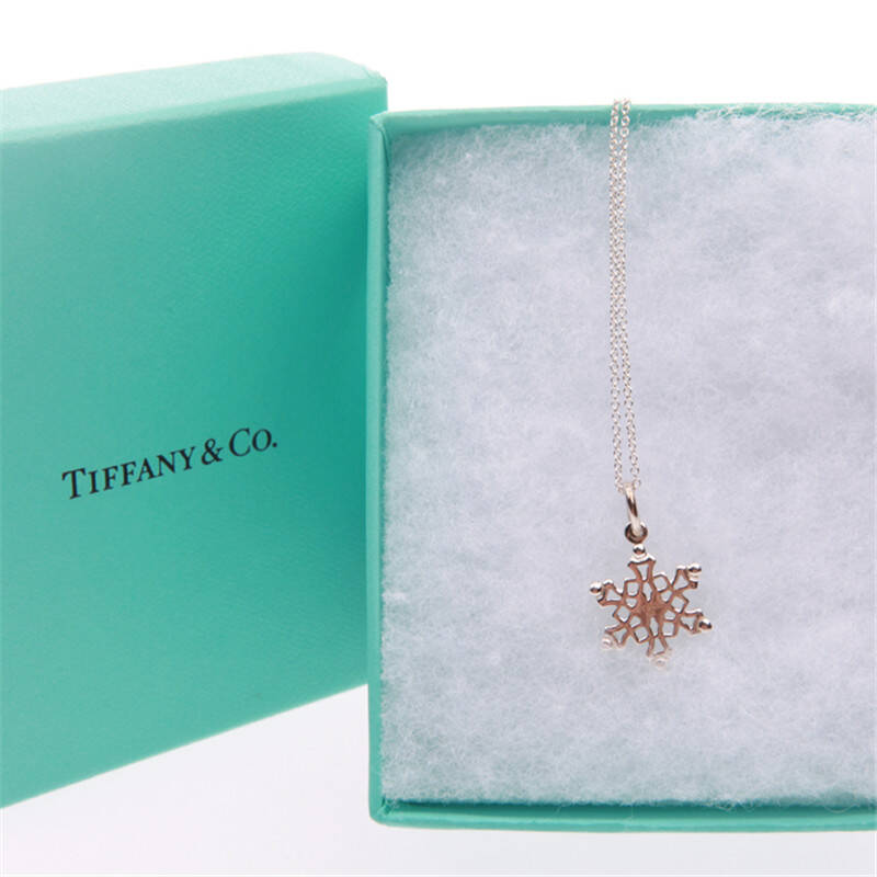 蒂凡尼 tiffany&co 雪花项链坠 25185412 银色
