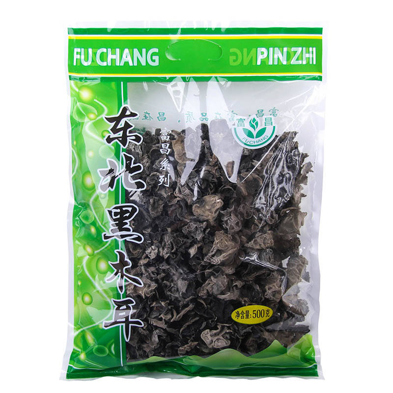 富昌 东北黑木耳500g 肉厚无根 山珍特产南北干货菌菇