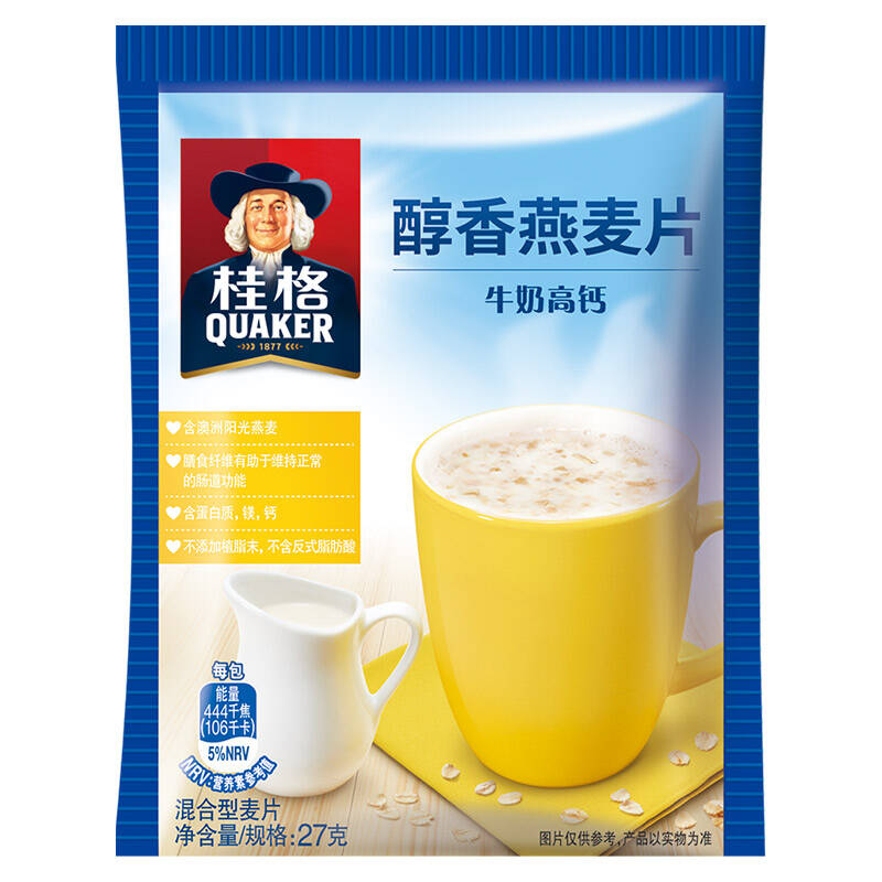 桂格(quaker)醇香燕麦片 尝鲜分享装162g