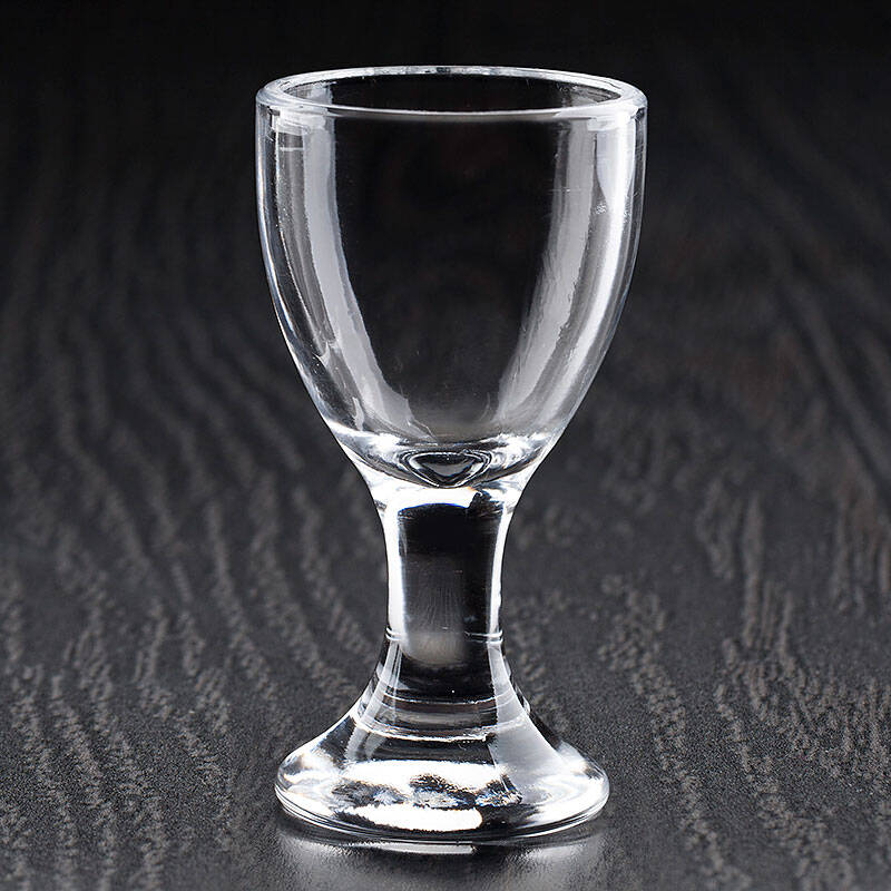 普瑞凯特高档玻璃白酒杯/烈酒杯一口杯(6只装) 清光杯