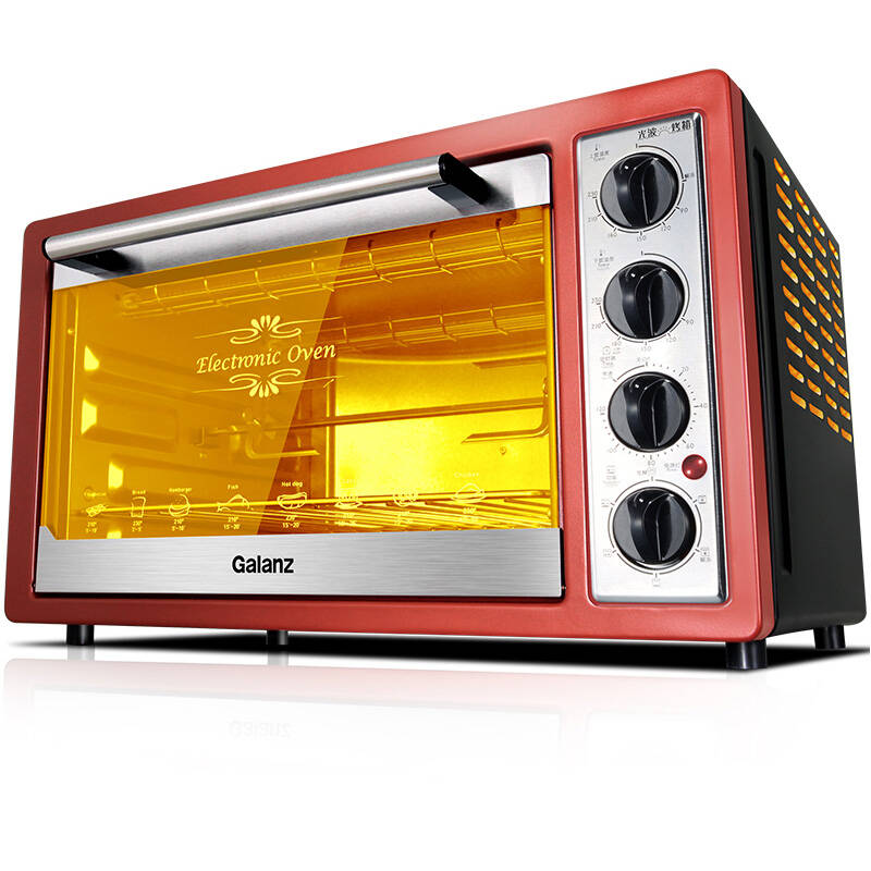 格兰仕(galanz)烤箱家用多功能烘焙30升/l 光波加热 上下独立控温带转