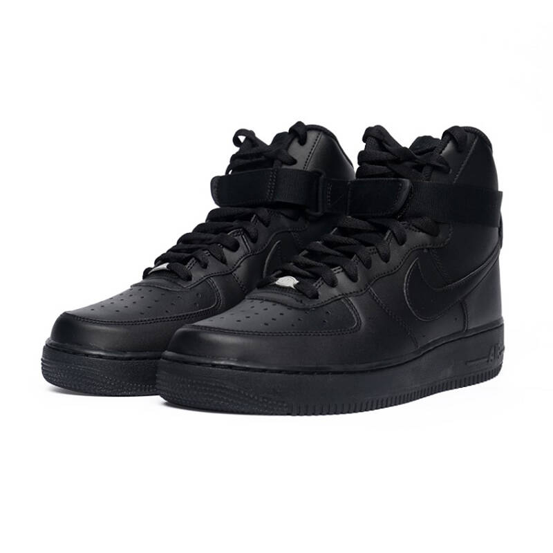 nike air force 1空军一号男子板鞋315122 315123 315121 全黑高帮