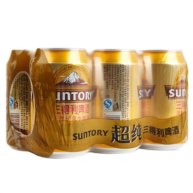 三得利(suntory)超纯330ml×6听 京东自营