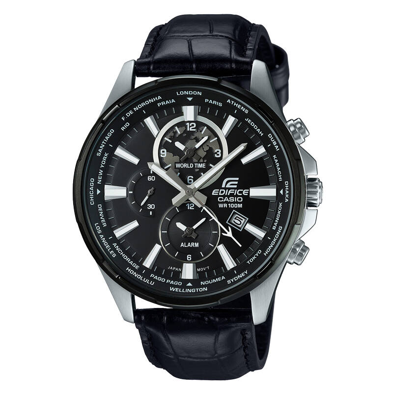 卡西欧(casio)手表 edifice系列商务时尚石英男表efr-304bl-1a