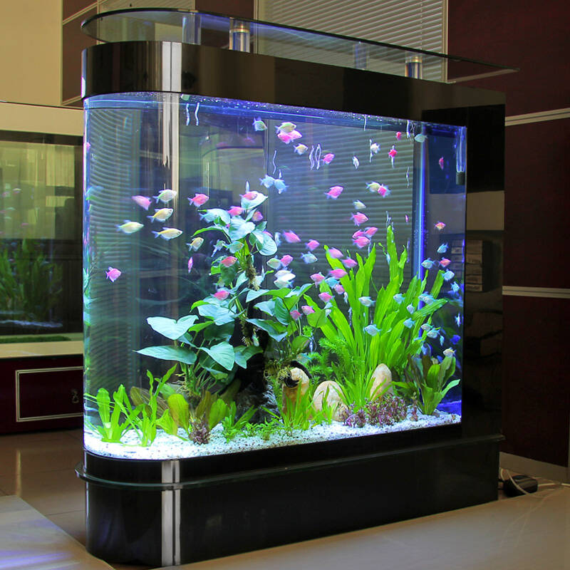 欧宝 鱼缸玻璃生态水族箱 客厅 金鱼缸1.2米 大型 1.