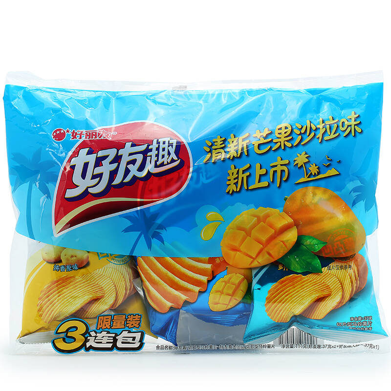 【京东超市】orion 好丽友 好友趣三连包 111g