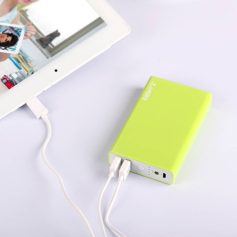 台电 移动电源充电宝 t100f-g 10000毫安 双usb2.1a 超薄通用