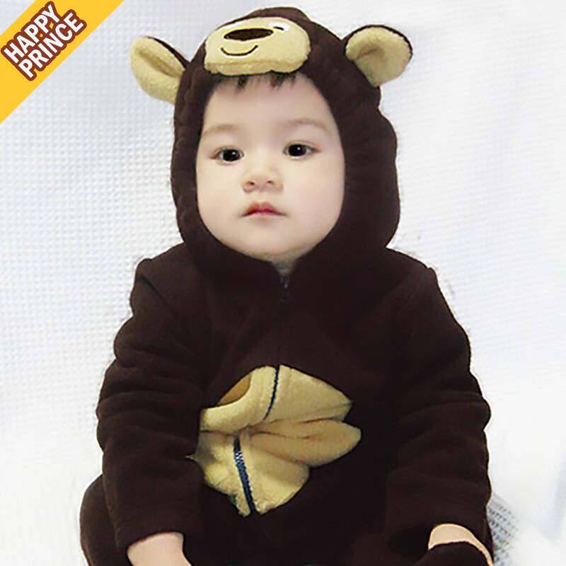 2015韩国新生儿衣服卫衣男宝宝套装爬服婴儿长袖连体衣0-1岁衣服春