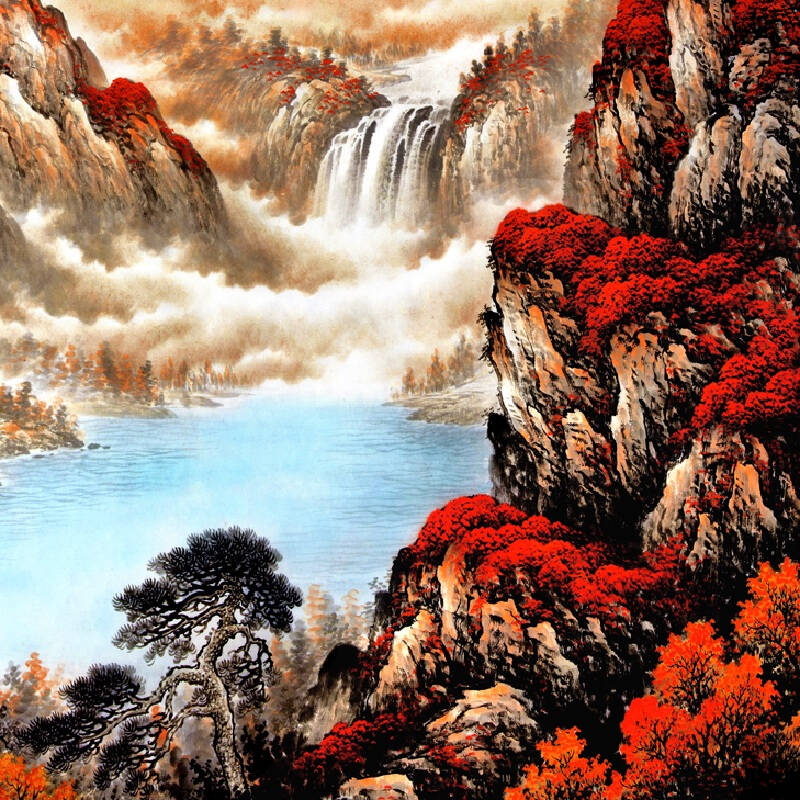 鴻運當頭聚寶盆山水畫為什么要掛南墻: 鴻運當頭聚寶盆山水畫,紅文化在 中國 有 著特殊的 象征,我們的 國旗就是紅 色的,所以 在中國的古... 聚寶盆山水畫掛哪邊好: 聚寶盆山水畫滿含吉祥風水含義,紅日寓意鴻運當頭,整幅畫面構圖前景廣闊,后面山峰層層堆疊,山勢磅礴大氣.