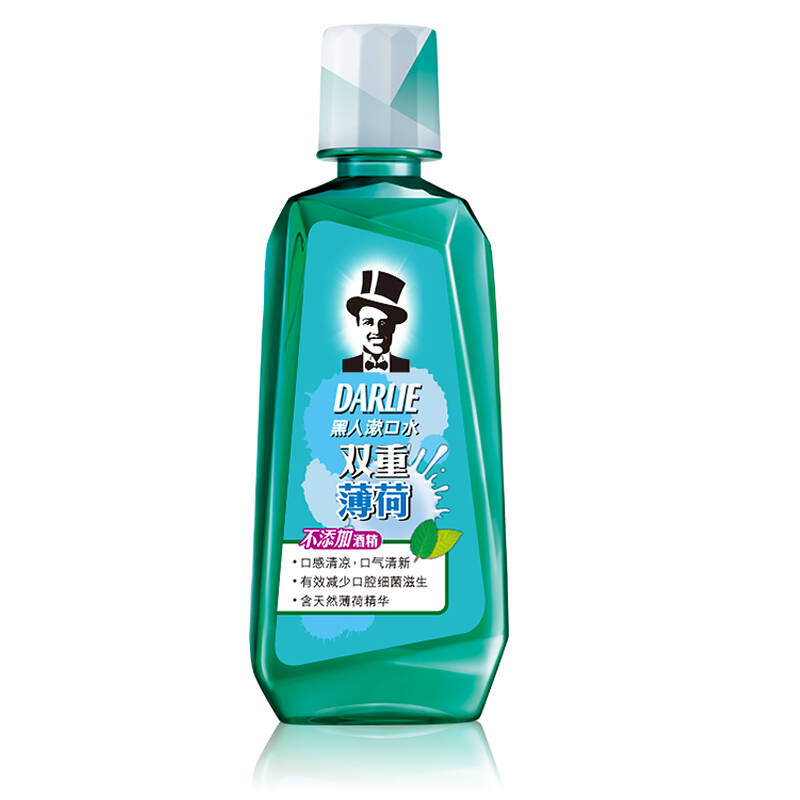 【京东超市】黑人(darlie)双重薄荷 漱口水 250ml