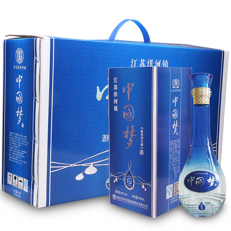 正洋 洋河镇白酒 浓香型白酒42度 中国梦系列 红色梦 正洋 洋河镇白酒 浓香型白酒42度 中国梦系列 红色梦