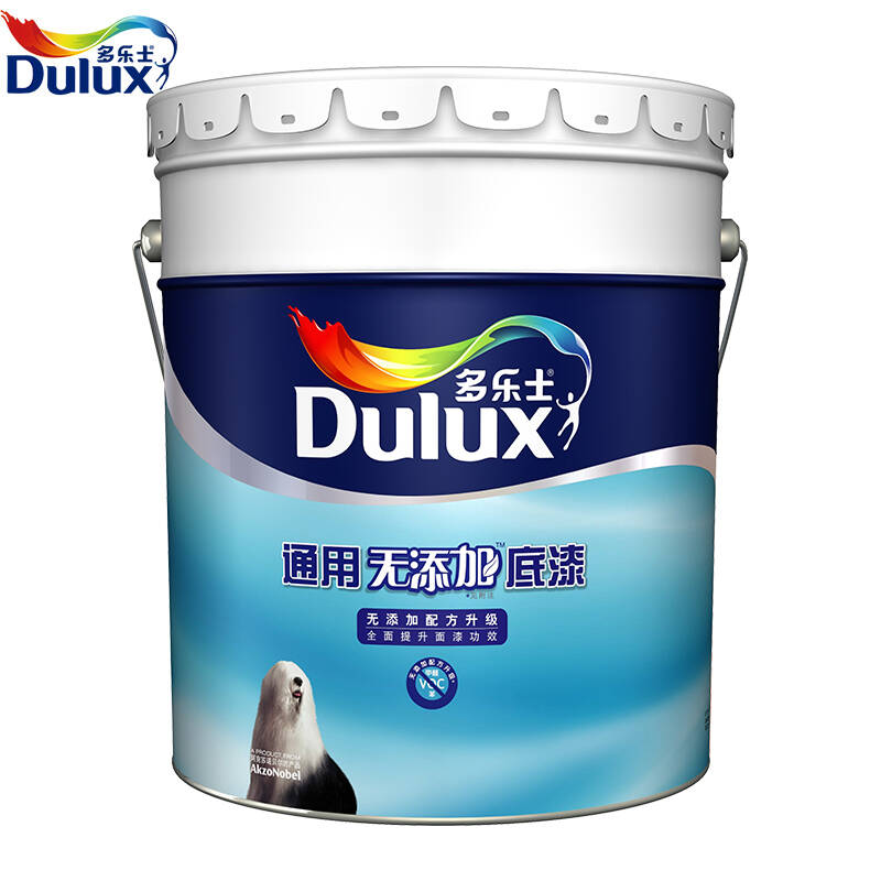 多乐士通用无添加底漆内墙乳胶漆底层油漆涂料a914-65663白色底漆18升
