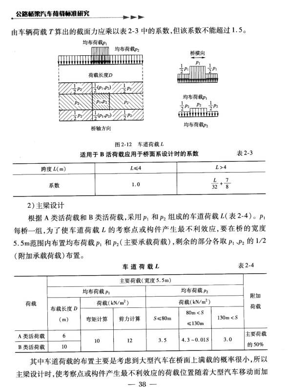 公路桥梁汽车荷载标准研究