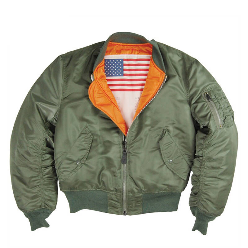 美国alpha 阿尔法ma-1经典版ma1飞行夹克 国旗版男女纪念款保暖棉衣