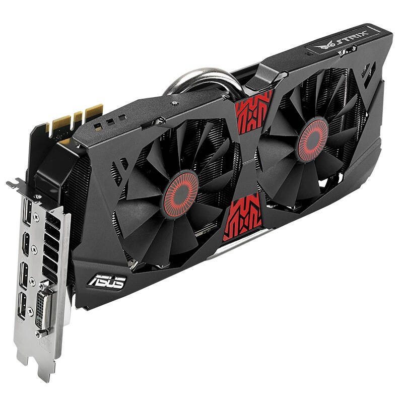 华硕(asus)猛禽strix-gtx980-dc2oc-4gd5 1279mhz/7010mhz 4gb/256bit