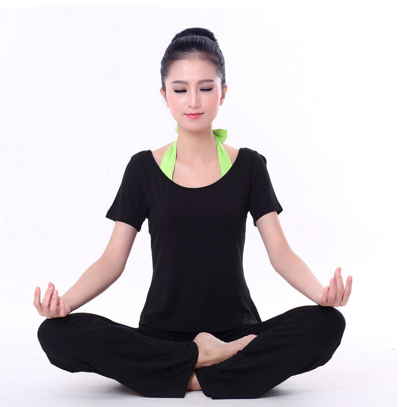 兰博伊人2015新款时尚瑜伽服三件套愈加服套装舞蹈服练功服瑜伽舞蹈