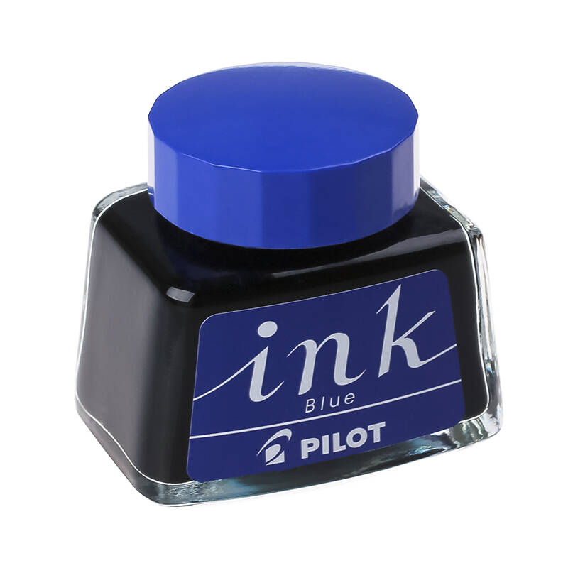 百乐pilot ink-30/350 百乐钢笔非碳素墨水 四色不堵笔头 蓝色 30ml