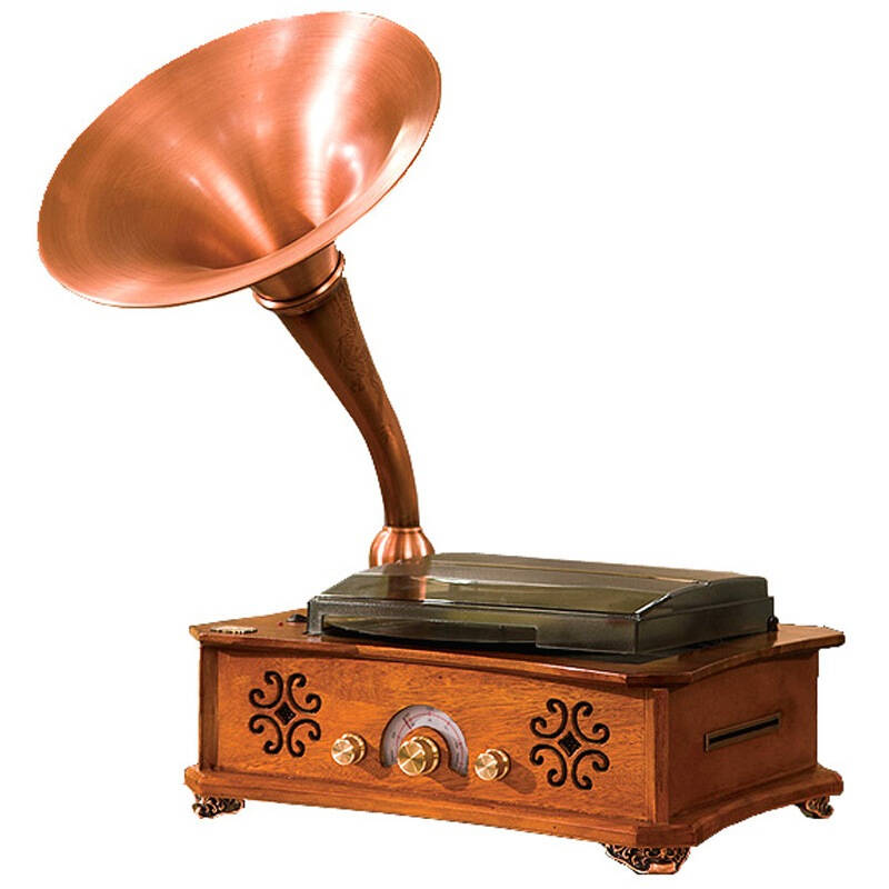 美人蕉(mrj)1833 留声机lp黑胶唱盘欧式古典留声机黑胶唱片机 精美