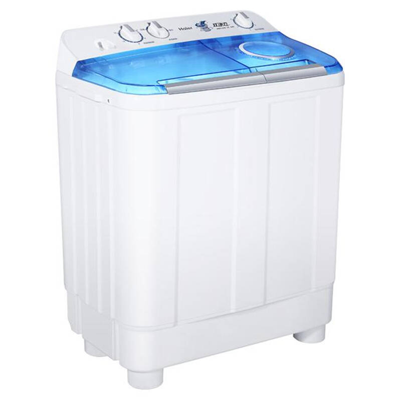 海尔(haier)xpb85-1127hs 8.5公斤半自动双缸洗衣机 全塑外观 搅拌波