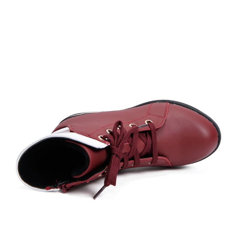 时尚棉靴子 紫红 34码鞋内长\/22.1cm - 京东