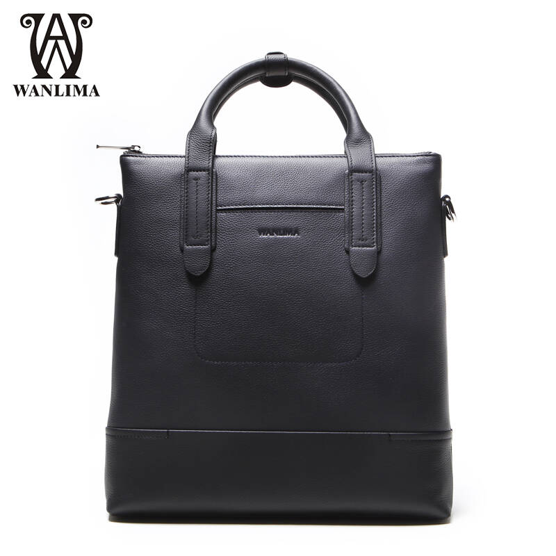 万里马(wanlima)2015年新款男包 欧美时尚商务牛皮包