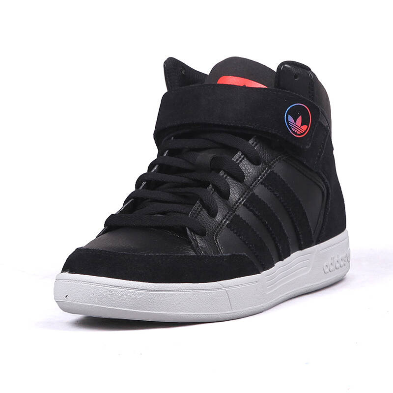 新品adidas 三叶草 高帮魔术贴大logo板鞋 c75655 c75655 44图片