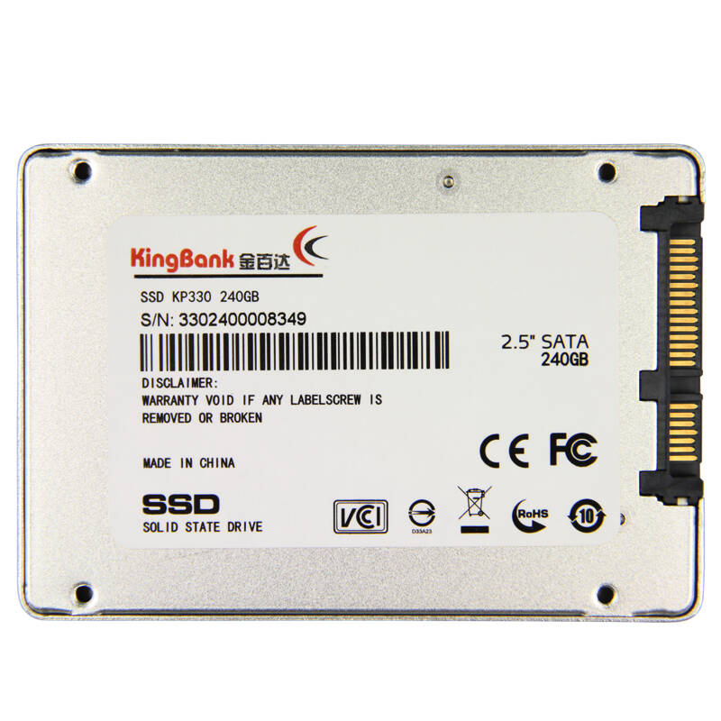 金百达(kingbank)kp330 240g sata3 固态硬盘