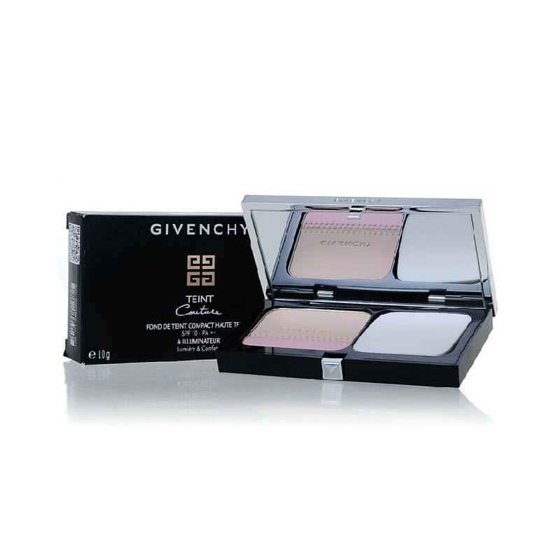 纪梵希 givenchy 华丽轻柔水凝粉饼spf10 pa   10g 美白 遮瑕 1#象牙