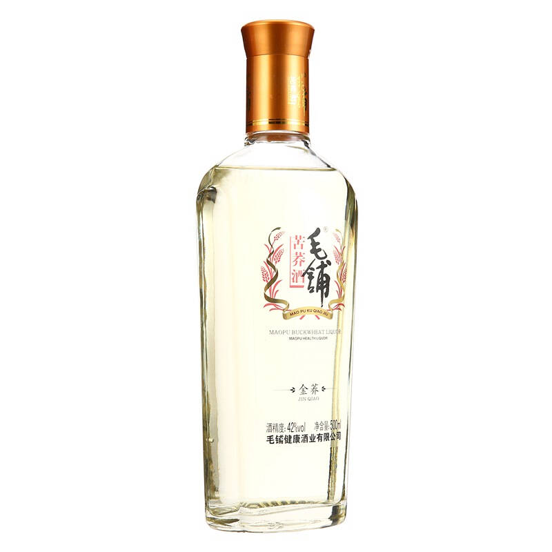 劲牌 毛铺苦荞酒 金荞 42度 500ml(新老包装随机发货)