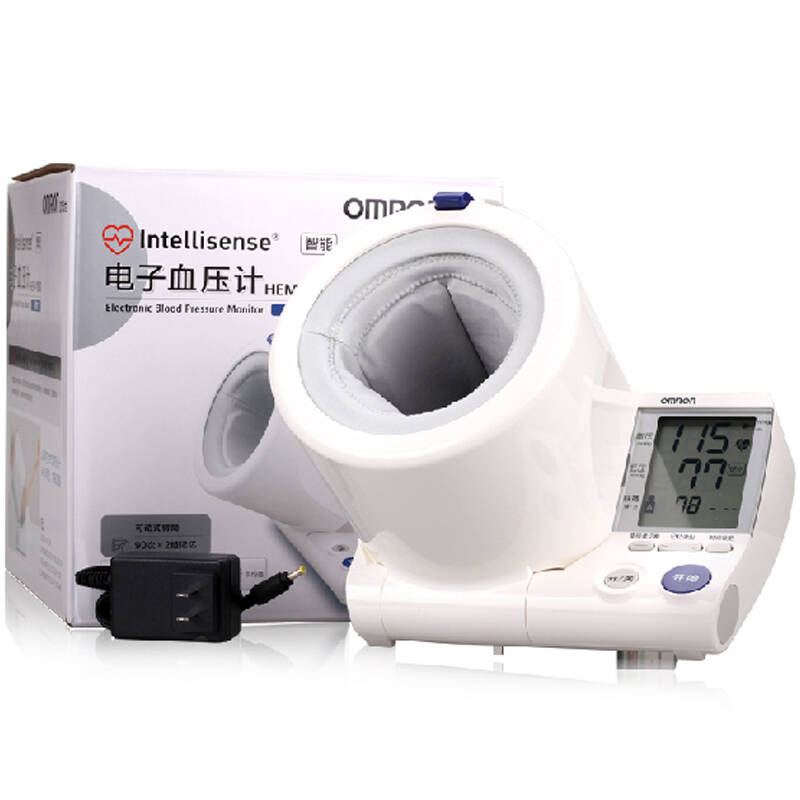 欧姆龙智能电子血压计hem-1000 可动式臂筒 家用医用测量血压仪器