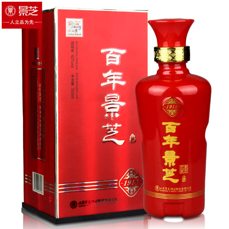 景芝白酒 42度500ml百年景芝 景芝品质 厂家自营 1瓶
