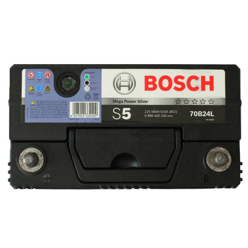 博世(bosch【日产颐达】70b24l银侠s5蓄电池(电瓶)以旧换新【2年质保