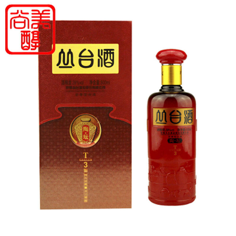 丛台酒 39度 500ml 浓香型 t3 白酒 陶坛封藏 4瓶