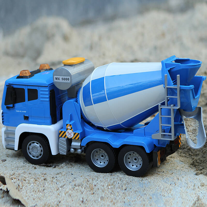 益智儿童塑料遥控运输大卡车四驱翻斗货车工程