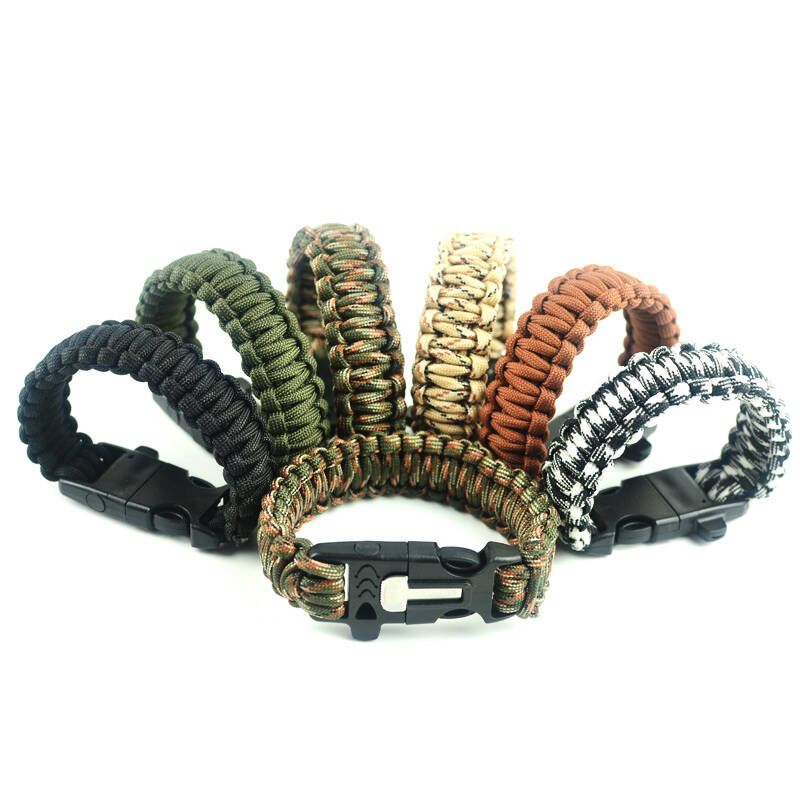 夏拓户外伞绳手链七芯绳救生绳应急逃生手环帐