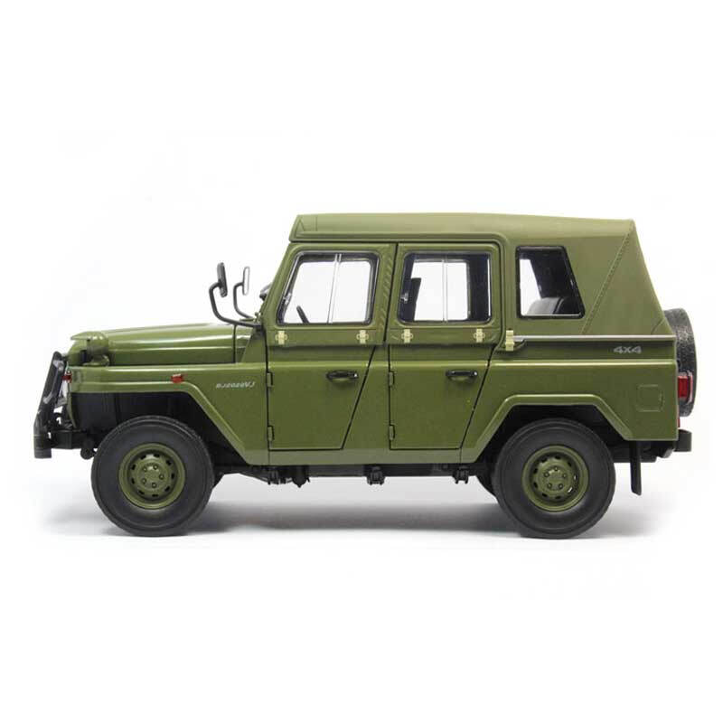 2020vj吉普车bj2020sj jeep 1:18 原厂合金汽车模型 收藏模型 绿色