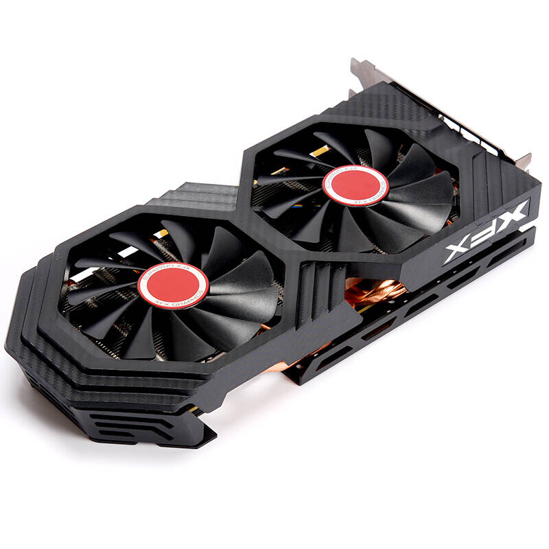 讯景(xfx)rx 580 4g/8g 黑狼版/进化版 游戏显卡 rx580 4g黑狼版