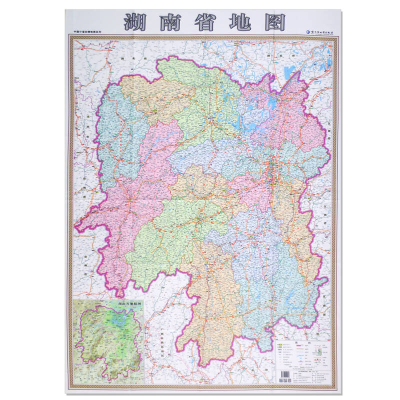 丝绸地图 湖南省地图图片
