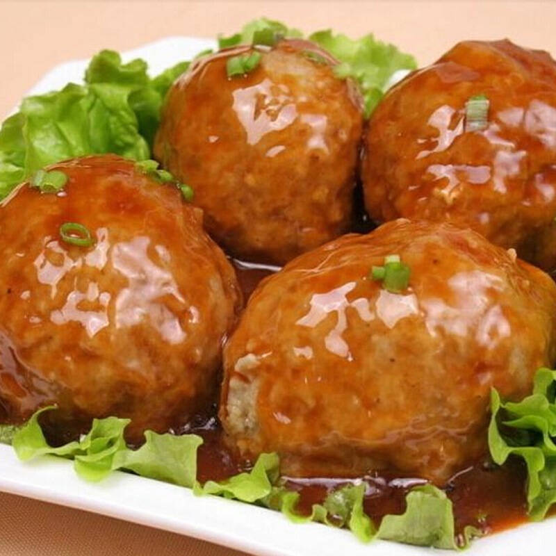 正大食品 (cp)红烧狮子头(鸡肉丸) 450g/袋 自营