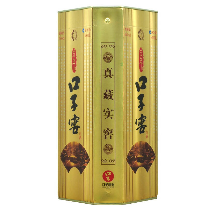 口子窖 口子五年 46度 400ml*6瓶 整箱装