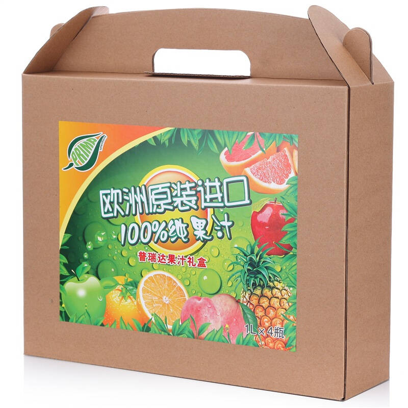 【京东超市】普瑞达(prima)100%果汁礼盒 混合果汁 1l