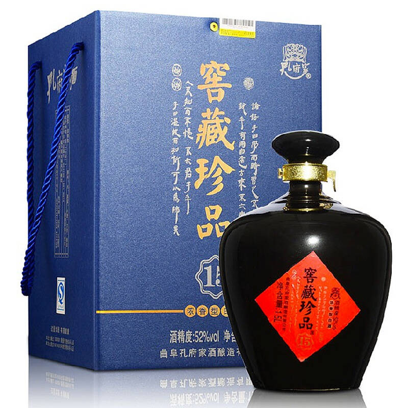 孔府家酒窖藏珍品十五年1500ml1瓶