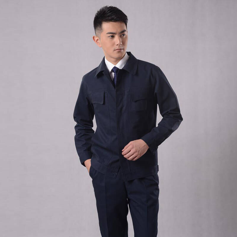 图图爱 工装86079 秋冬工作服套装 男 汽修服 工服 工程服套装 厚型工