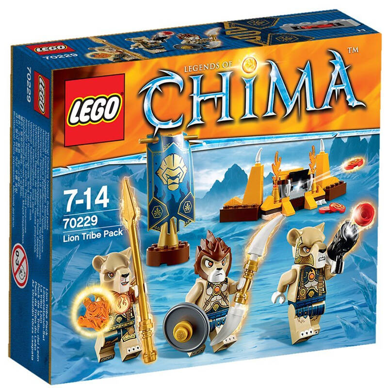 lego乐高积木玩具 气功传奇chima 金狮部落战斗军团组