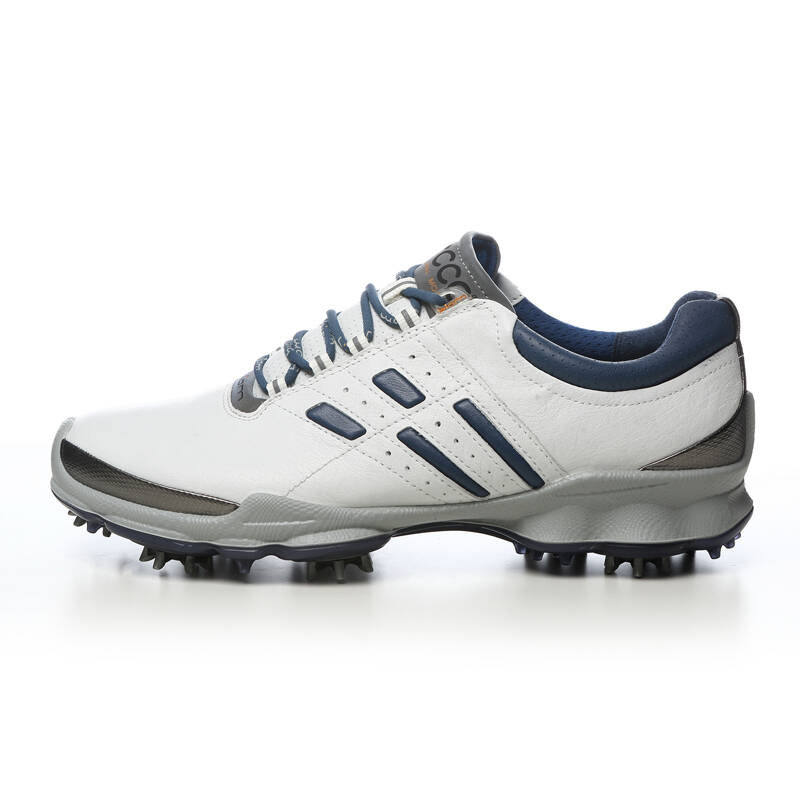 ecco 爱步ecco 高尔夫球鞋golf男士 运动鞋 有钉鞋 白
