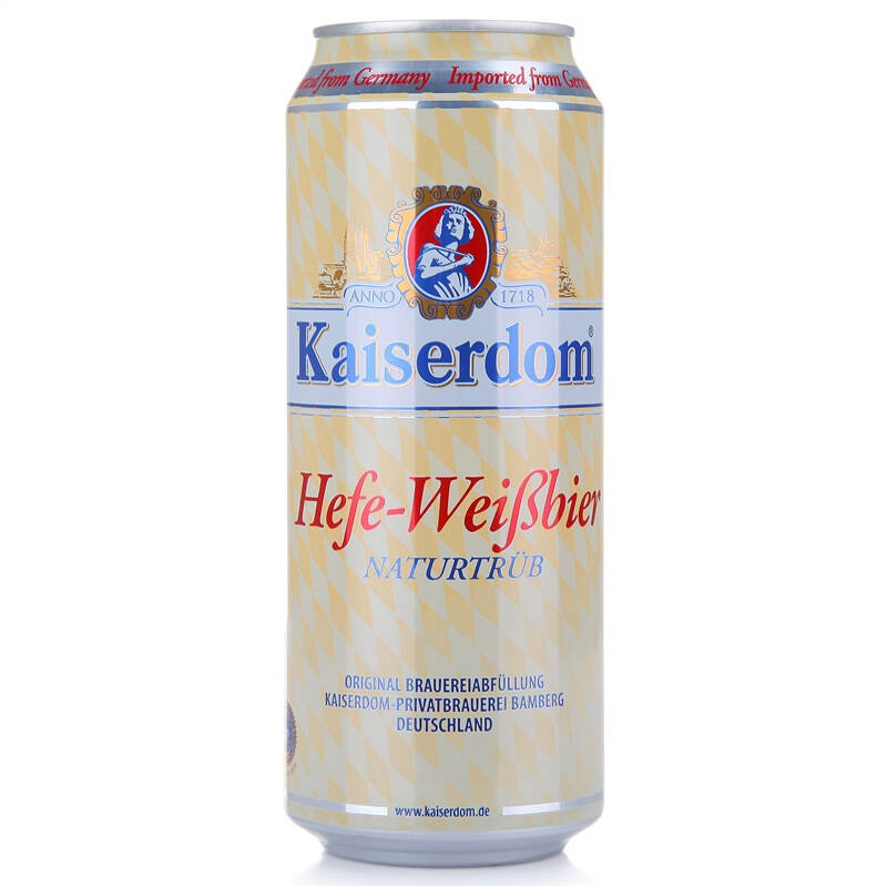 kaiserdom凯撒顿姆白啤酒500ml6听德国进口