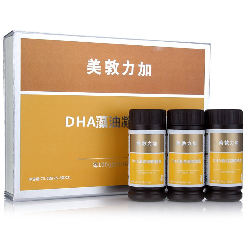 美敦力加dha藻油凝胶糖果妈妈型(礼盒装)108粒