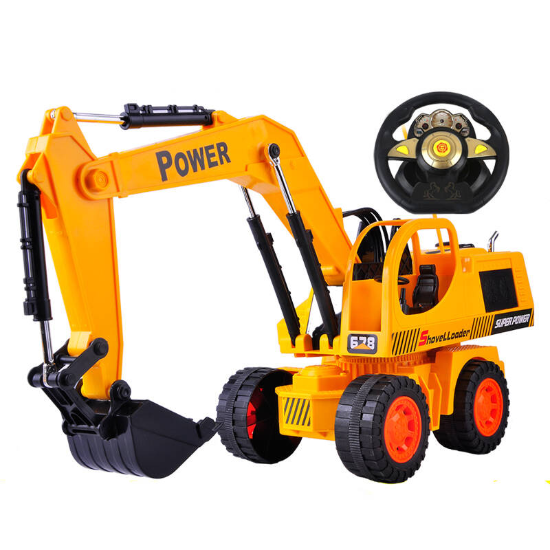 儿童工程车拆装玩具 组合拼装diy挖掘机玩具车益智工具箱