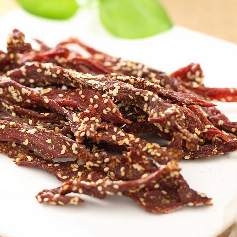 云南特产食品零食琵琶黑金牛肉干巴 傣旺黑干巴500克